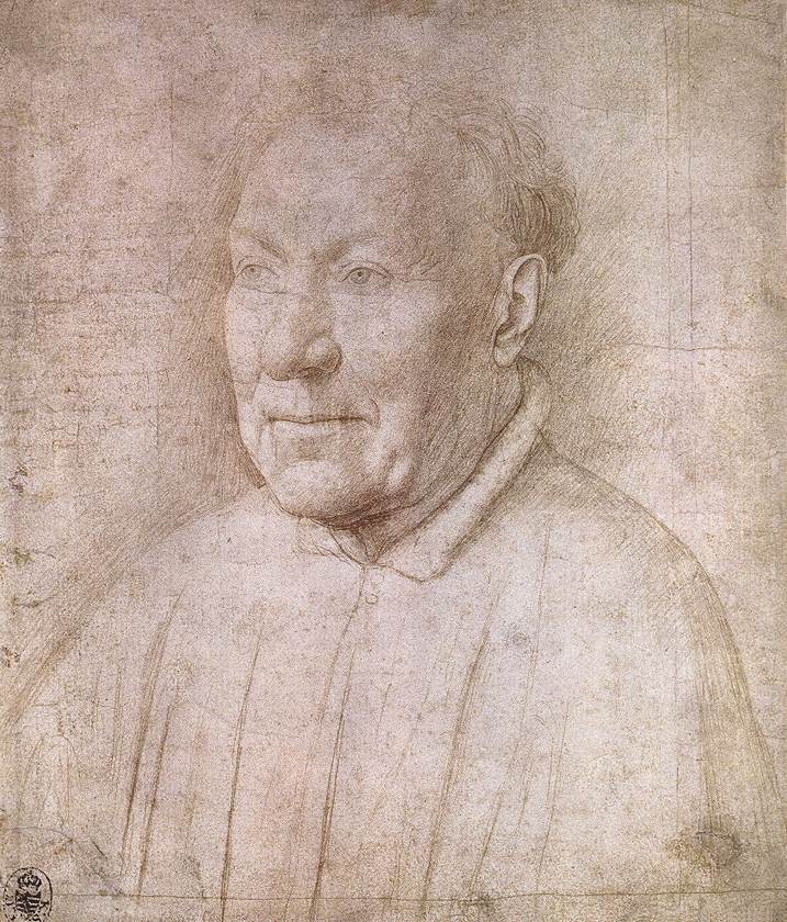 Portrait of Cardinal Albergati sdg